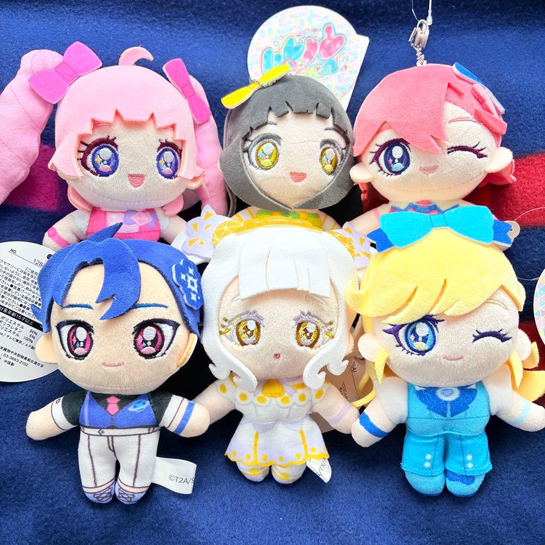 ★6個セット★ ひみつのアイプリ しまむら マスコットチャーム ぬいぐるみ