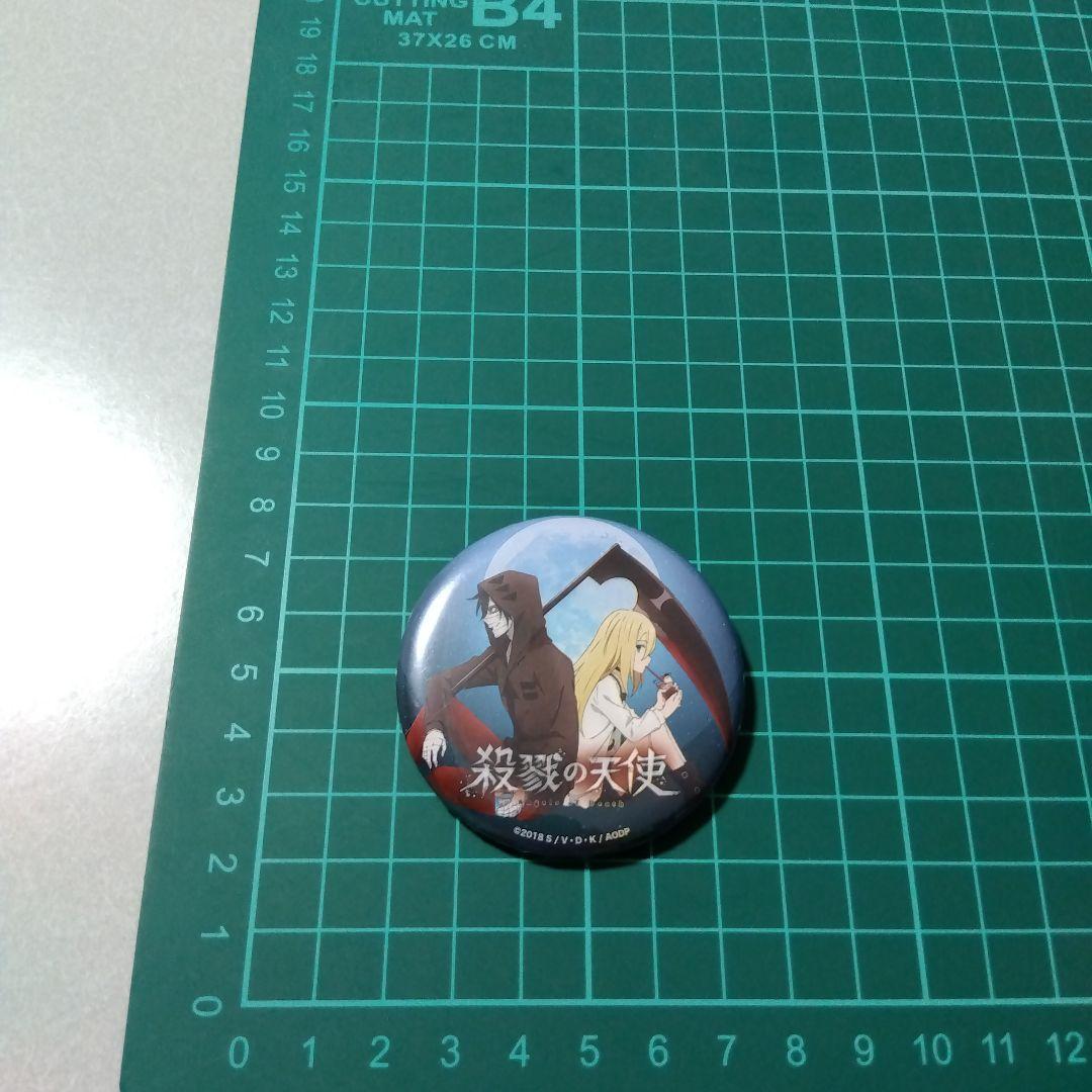 【殺戮の天使】ザック＆レイチェル きゃらドリ コラボカフェ本舗 缶バッジ