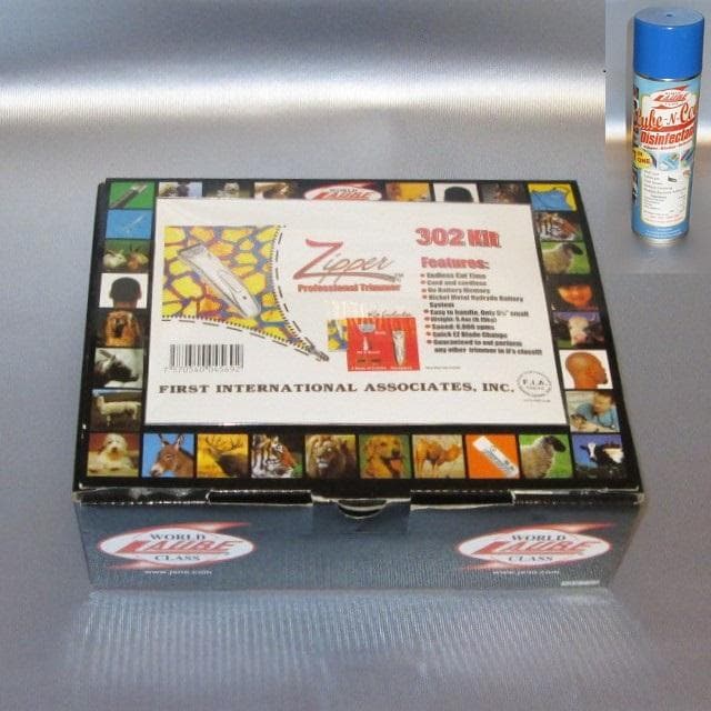 zipper2　＋　洗浄スプレー　ペット用バリカン　F.I.A.　ジッパー　中古