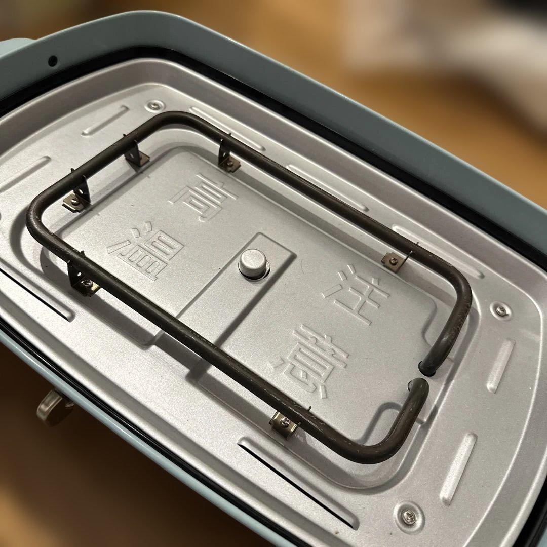 ブルーノ BRUNO 水色　ホットプレート　グランデ たこ焼き 蓋付き 温度調整