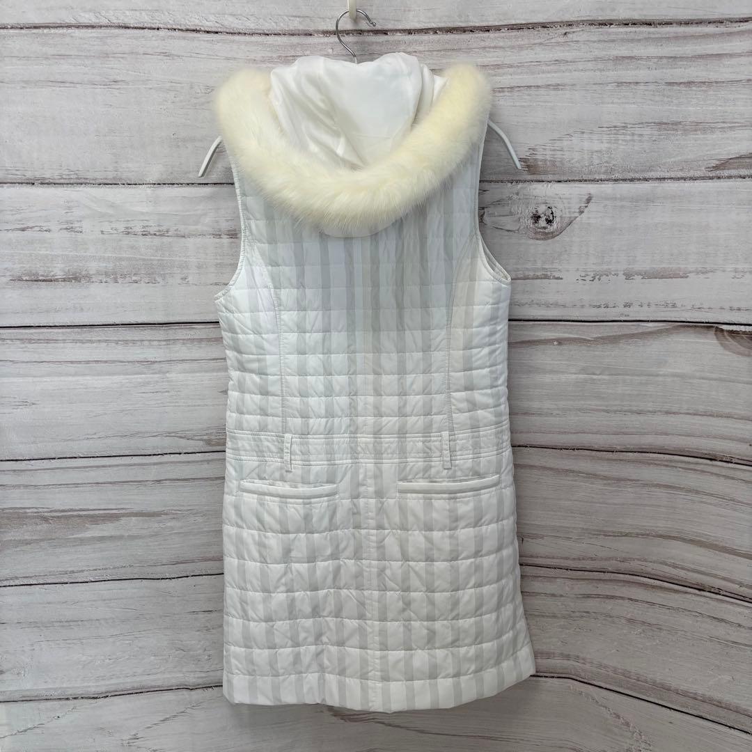 キャロウェイゴルフ　ゴルフウェア　S ワンピース　中綿ダウン　ファー付　ベスト