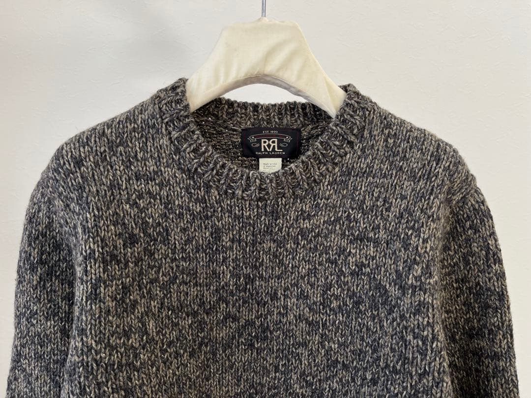 RRL ダブルアールエル クルーネック セーター ニット アメリカ製