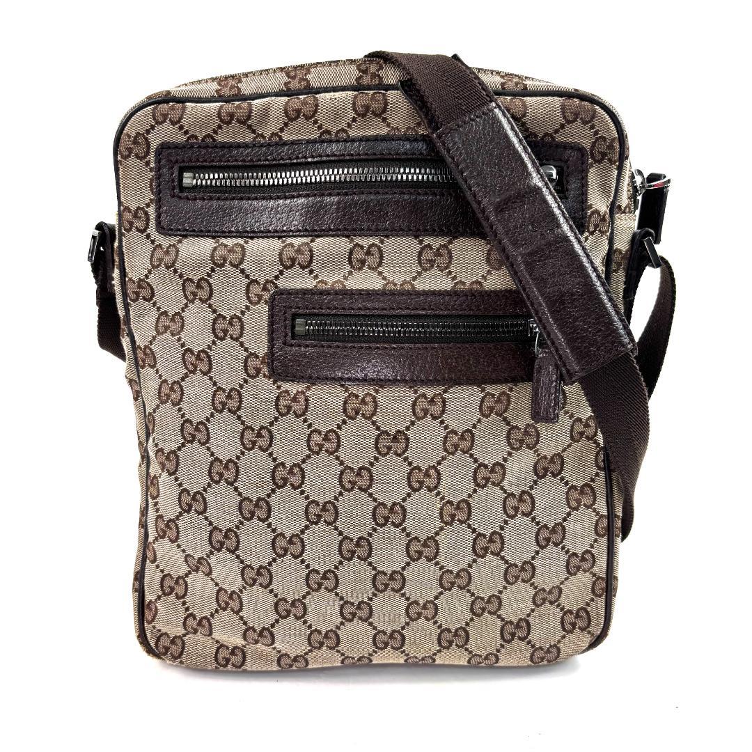 GUCCI GGキャンバス ショルダーバッグ