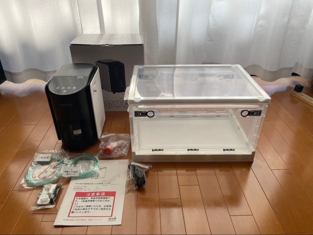 【新品セット】酸素発生器、酸素ルーム　ペット　犬猫