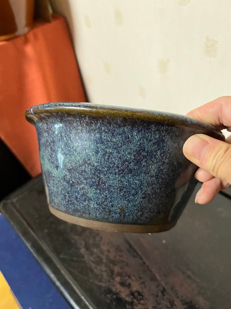 183 盆栽　盆栽鉢　植木鉢　中国鉢　海鼠　ナマコ