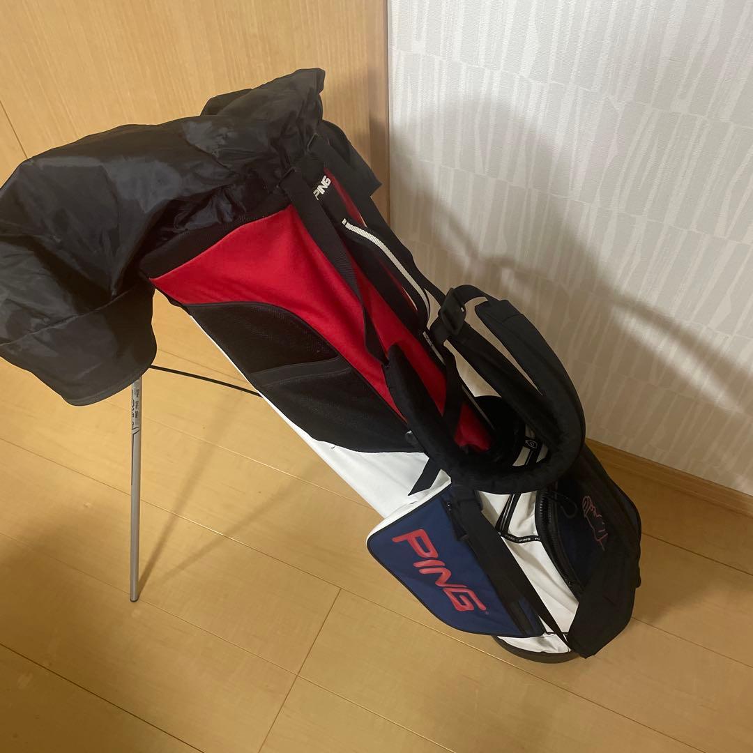 PING キャディバッグ　MASCOT 8.5型　2.0kg トリコロール