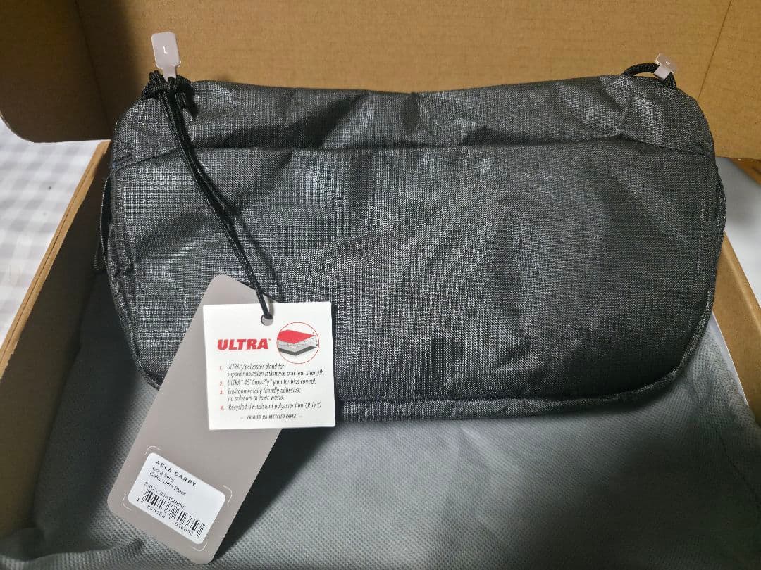 新品 ABLE CARRY Core Sling Ultra Black