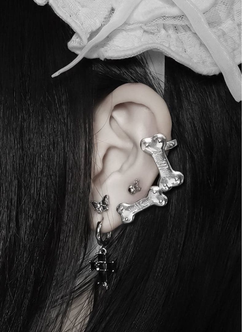 DimMoire ディムモアール 骨型ピアス(片耳用)