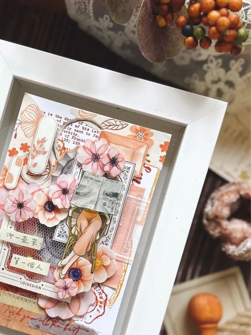 loidesign《翦花》海外マスキングテープ　マステ 【1705】