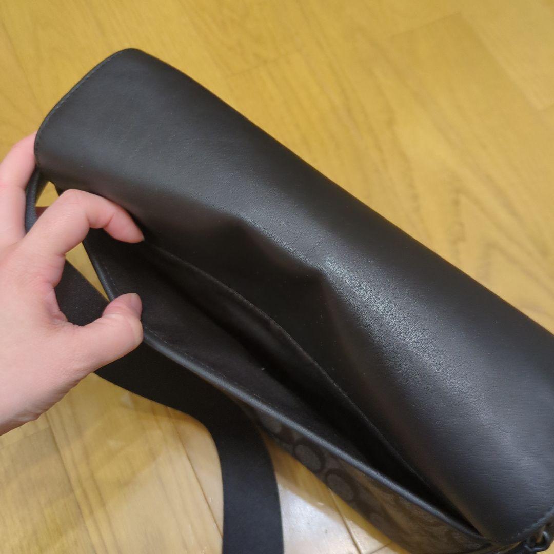 COACH ショルダーバッグ ブラック/ブルー　トラック クロスボディ