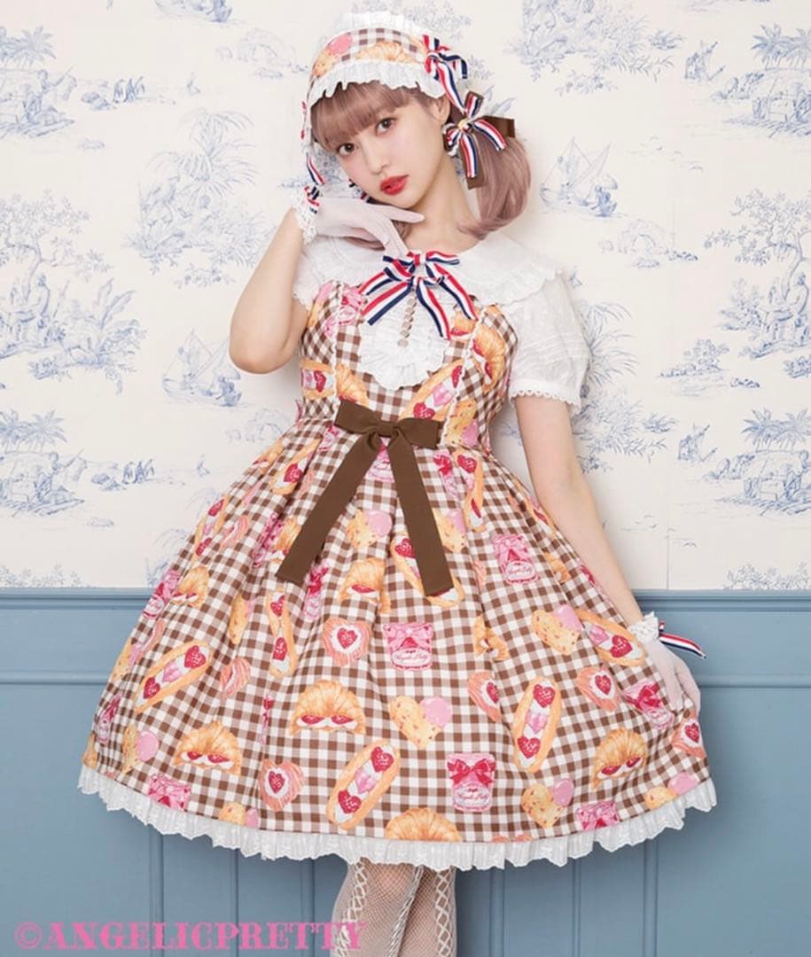 アンジェリックプリティ　いちごBread Berkeley ワンピース
