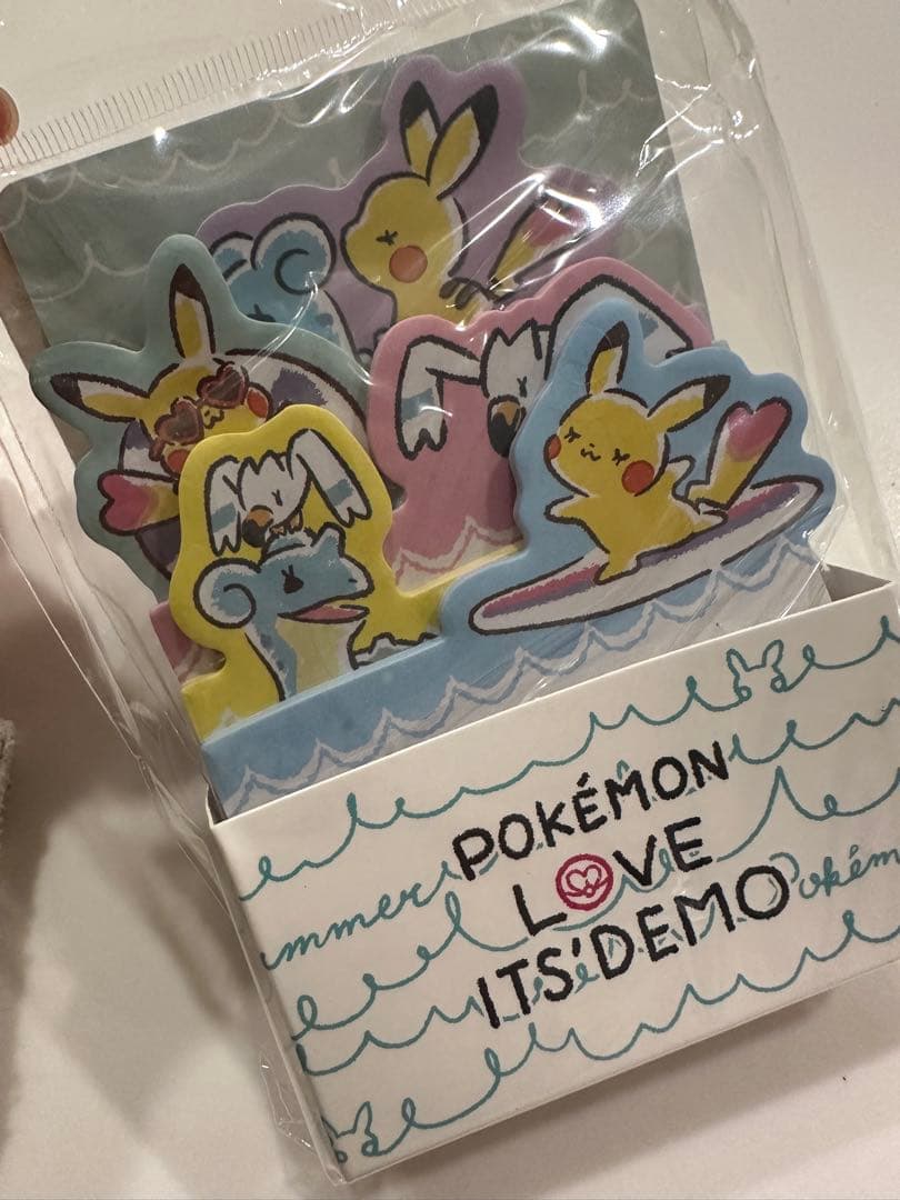 イッツデモ　ポケモン　カラー付箋　4色ボールペン