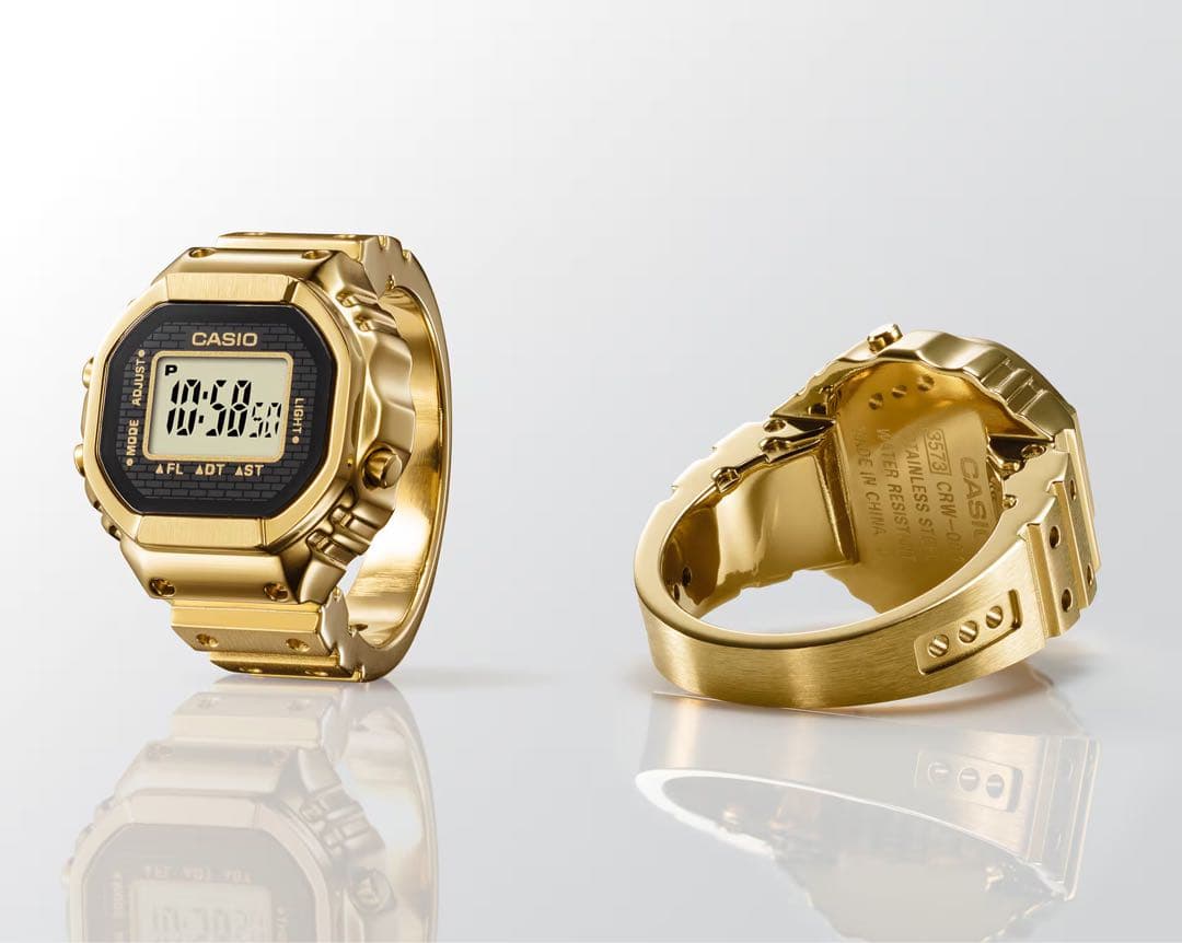 カシオ リングウォッチ ゴールド gold CASIO CRW-001G-9JR