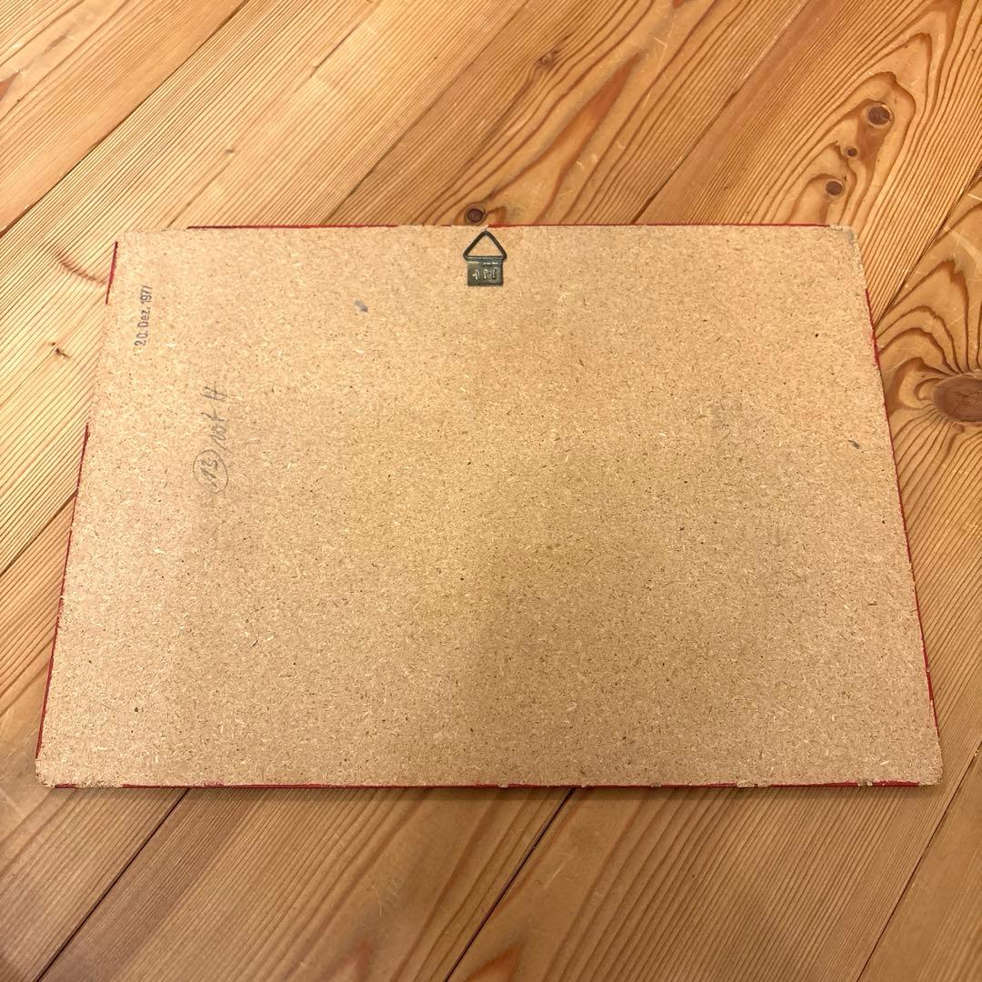 1977年　マクドナルド　ドイツ　BigMac 木製看板　ストアディスプレイ