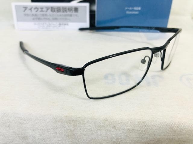 新品オークリー超軽量メタルフレーム眼鏡メガネめがねサングラス野球ゴルフ赤マラソン