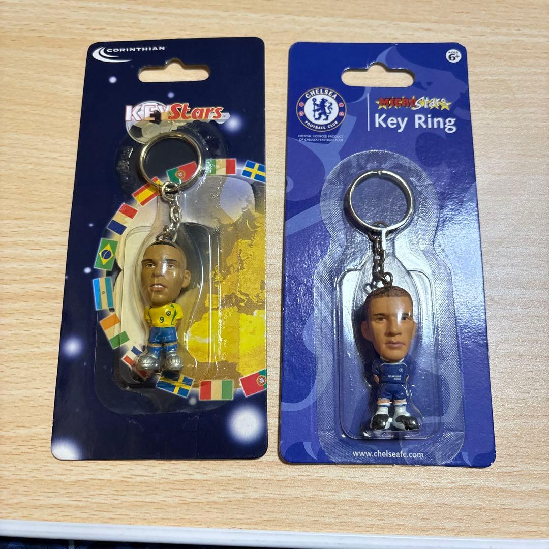 ロナウド　シェフチェンコ フィギュアキーホルダーセット