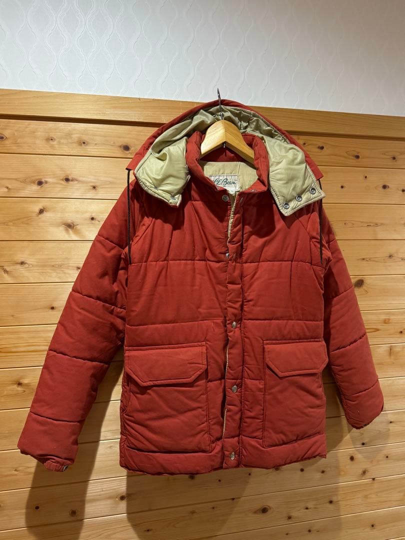 L.L.Bean エルエルビーン　ダウンジャケット　筆記体タグ　60s 70s