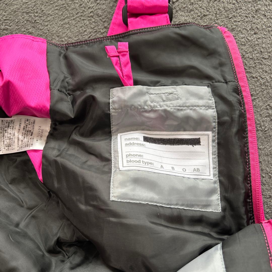 phenix スキーウェア 130cm 花柄 ピンク 上下セット