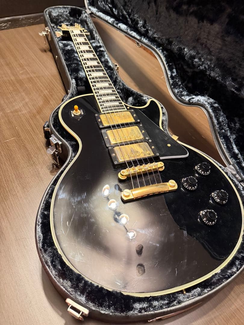Burny レスポール カスタム 3PU バーニー　ギブソン