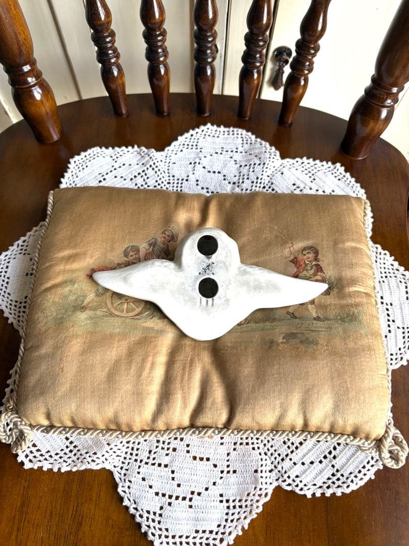 ♡ フランスアンティーク　エンジェルの壁掛け　天使の羽　ビスクドール　コンソール