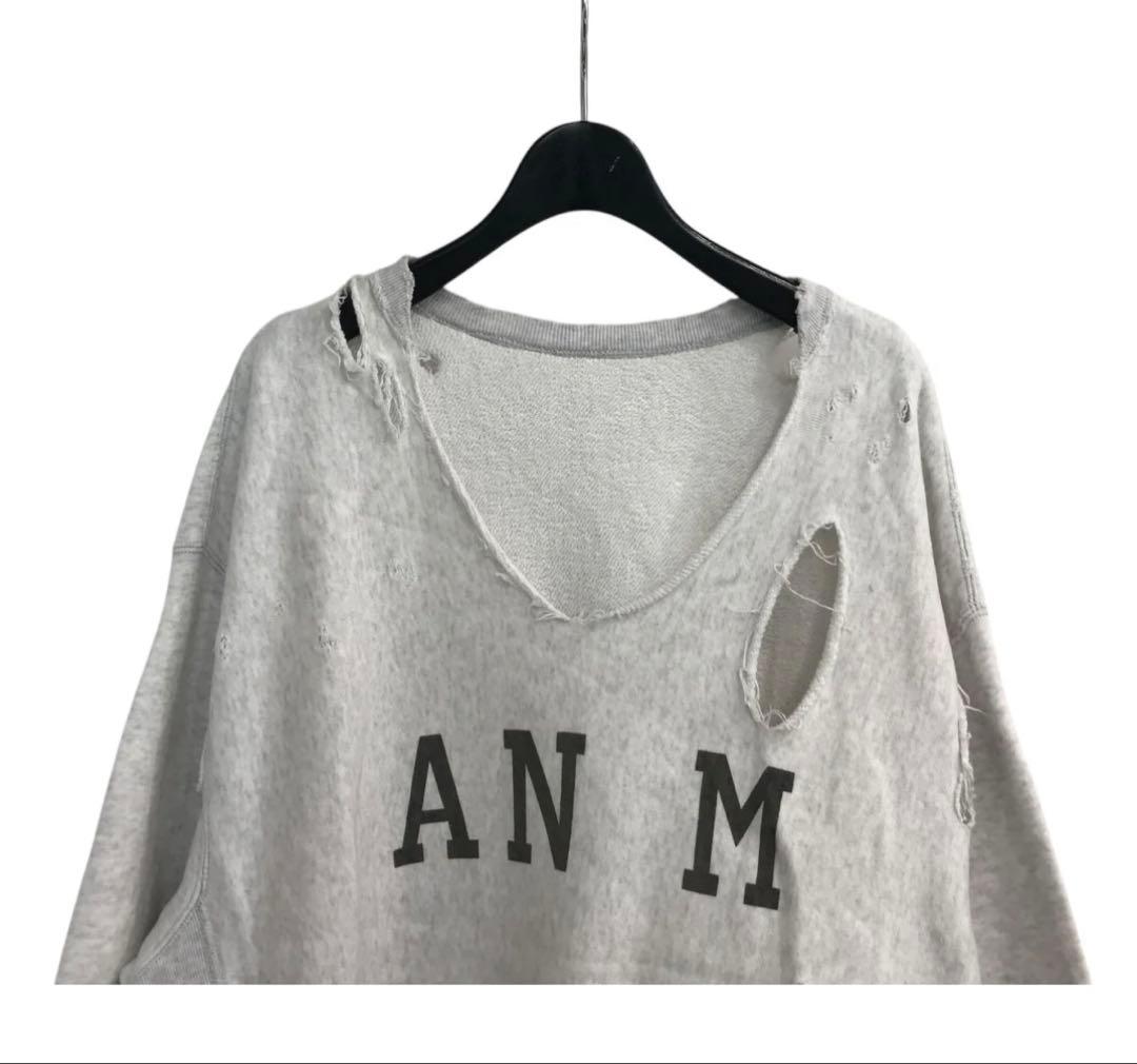 本日までANCELLM CRASHCREWNECKSWEAT SHIRTサイズ1