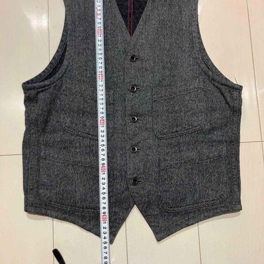 SUGER CANE 廃盤 ワークベスト グレー