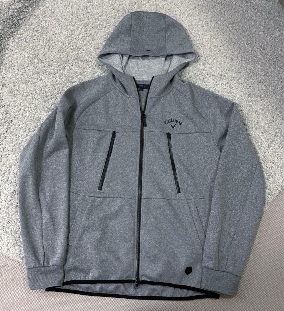 キャロウェイcallawayジップアップ　ダンボールgolfパーカー