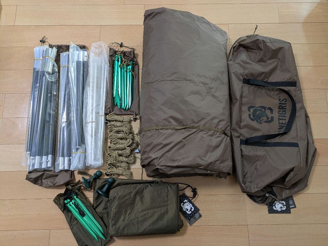 【未使用】ONETIGRIS ソロホームステッド グランドシート付き