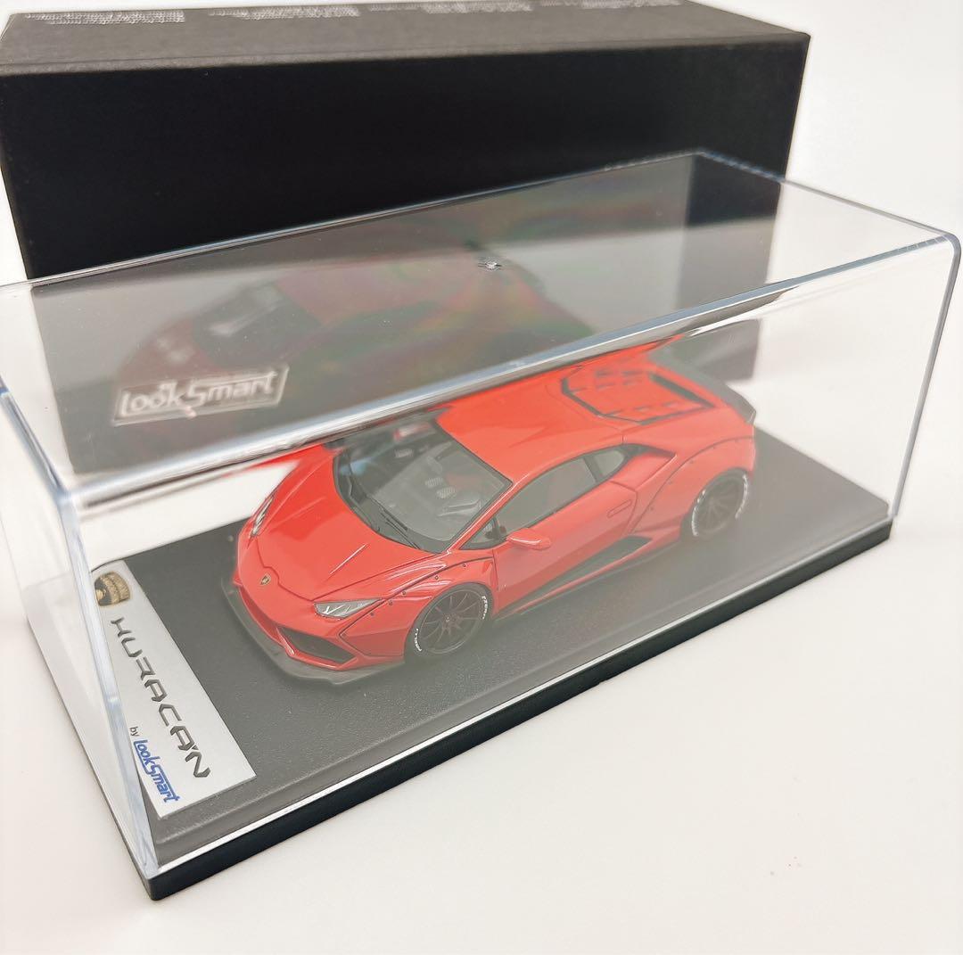 ✨美品✨ LookSmart 1/43 ランボルギーニ ウラカン レッド 箱付き