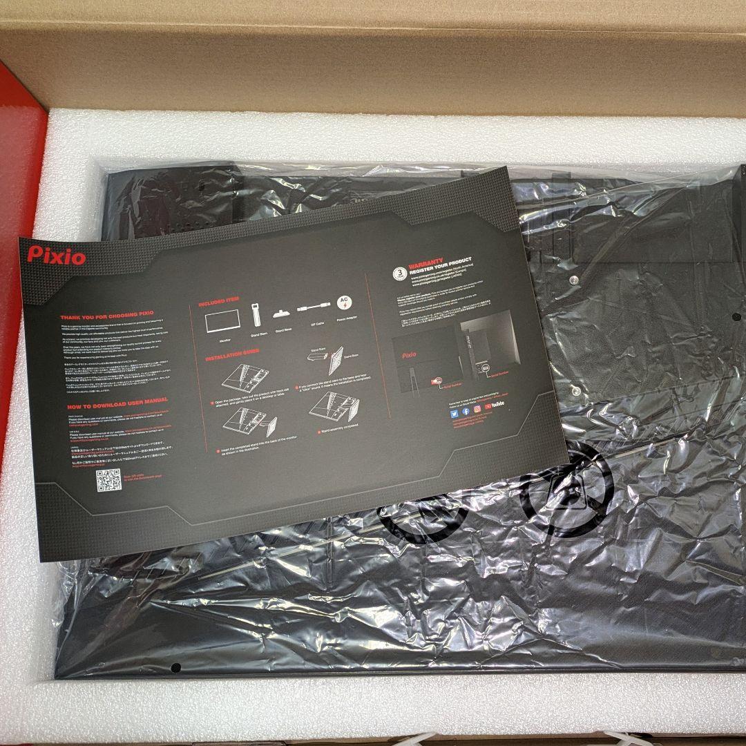 Pixio PX259 Prime 付属品完備280Hz　ブラック
