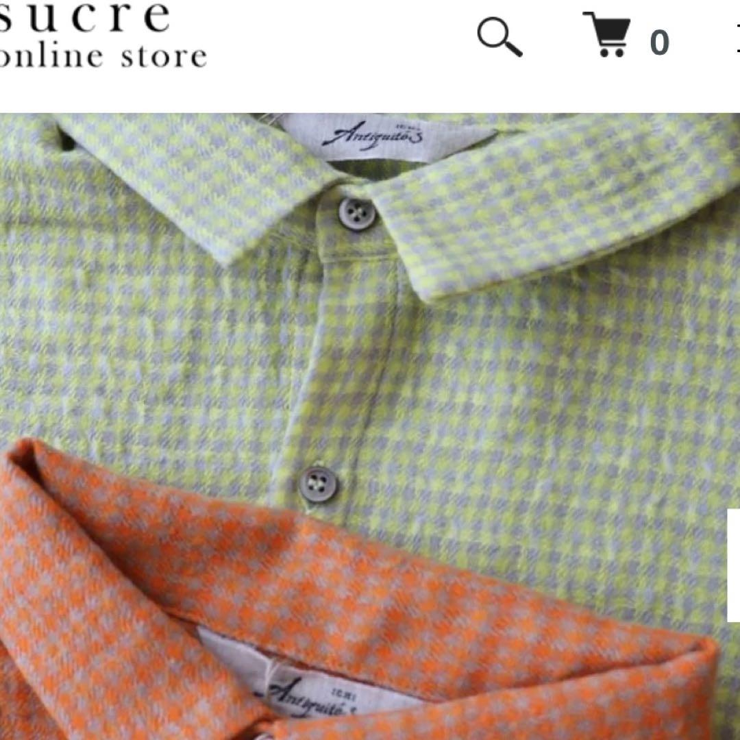 ICHI Antiquite's ウールガーゼギンガムチェックシャツ 新品未使用