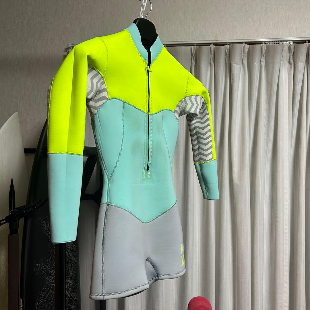 ROXY ロキシー ウェットスーツ M ロングスプリング ラスティ 海パンセット
