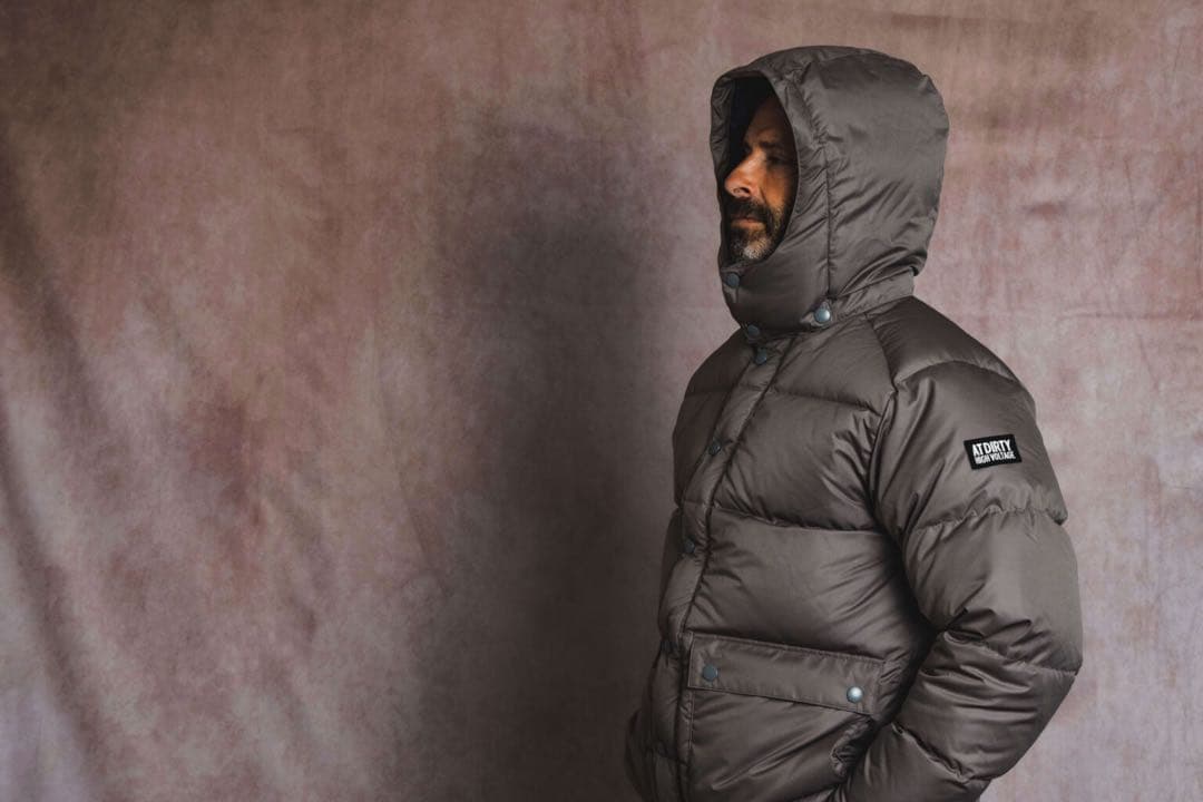 ★新品タグ付き★ AT-DIRTY ダウンジャケット グレー