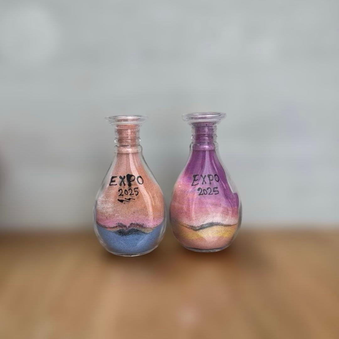 大阪万博ヨルダン　サンドアート　２個セット