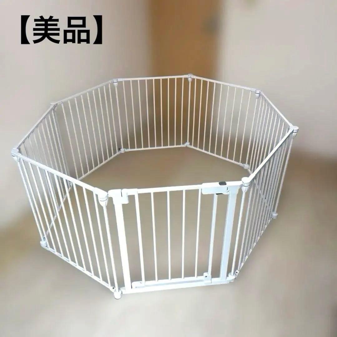 【美品】DOGSAFE8 ホワイト ペットケージ/サークル