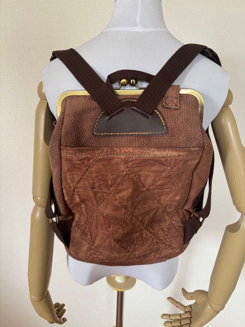 胴着柿渋染めリュック