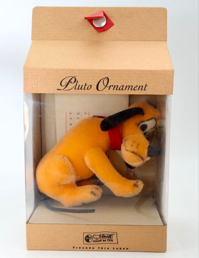 Pluto Ornament ぬいぐるみ STEIFF 16cm 2001年製品