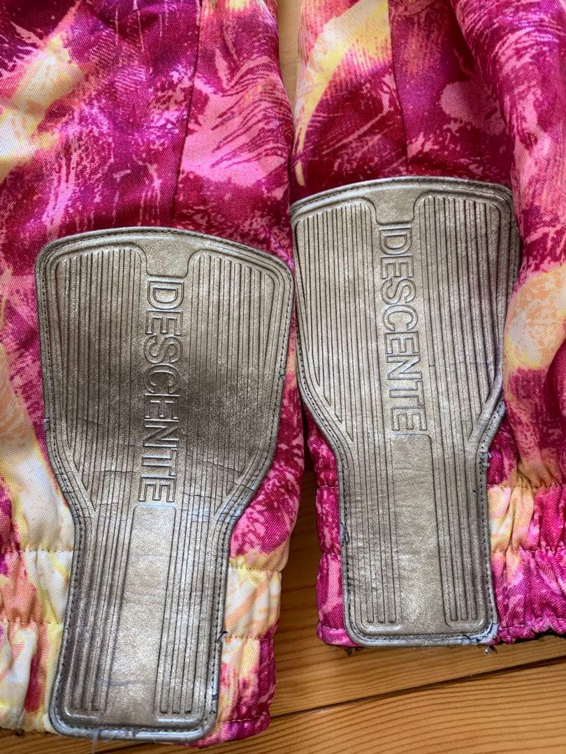 DESCENTE スキーウェア　ピンク　上下セット　レトロ