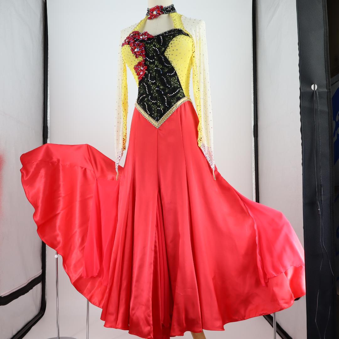 【美品 日本製 社交ダンス衣装】 in the MOOD インザムード ドレス