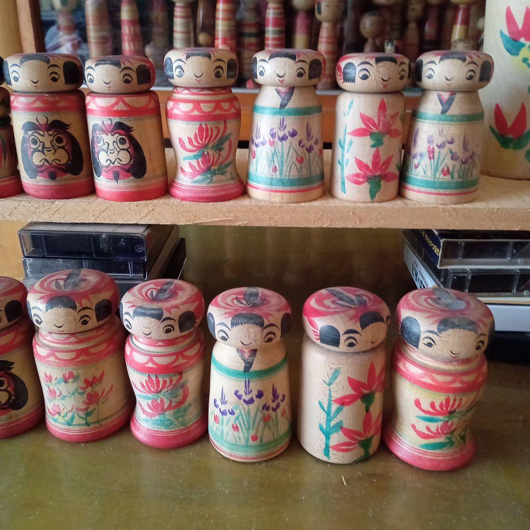 e7伝統こけし！阿部進矢15本常吉28本