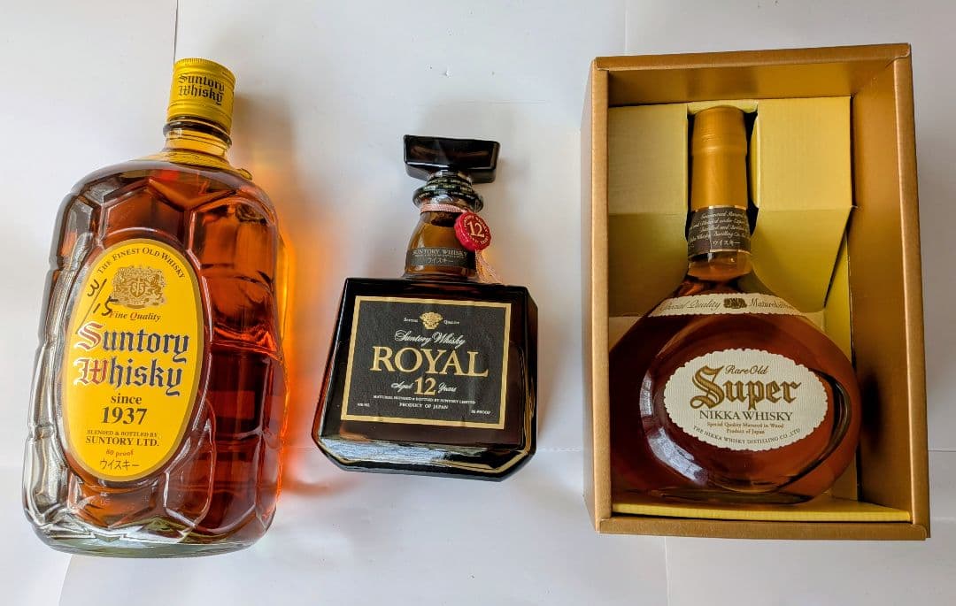 【未開栓】サントリー ローヤル12年 / スーパーニッカ/ 角瓶1.92L 3本