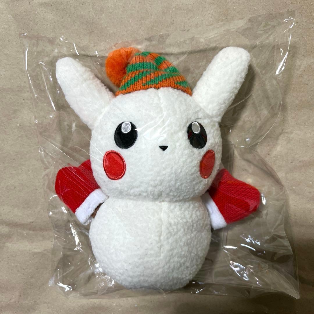 【タグ付き】ポケモンセンター　ポケだるま　ピカチュウ　ぬいぐるみ