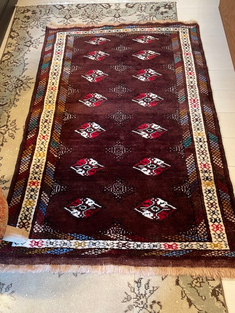 ヴィンテージラグ トルクメン　 約147cm×100cm