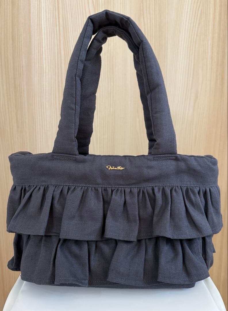 Mimtto ミムットRuffled Linen Bag キャリーバッグ 犬