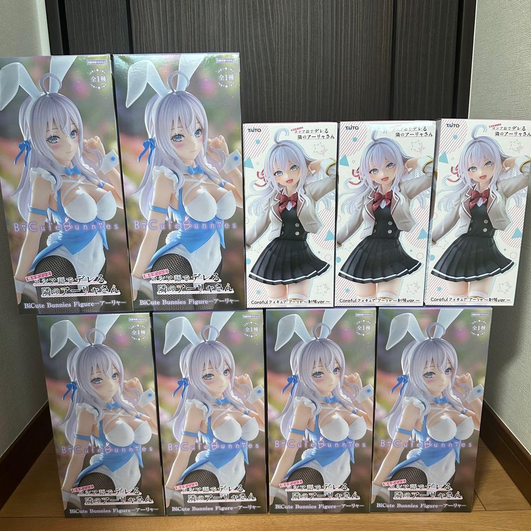 アーリャ フィギュア Bunnies ,Coreful 制服ver. 9個セット
