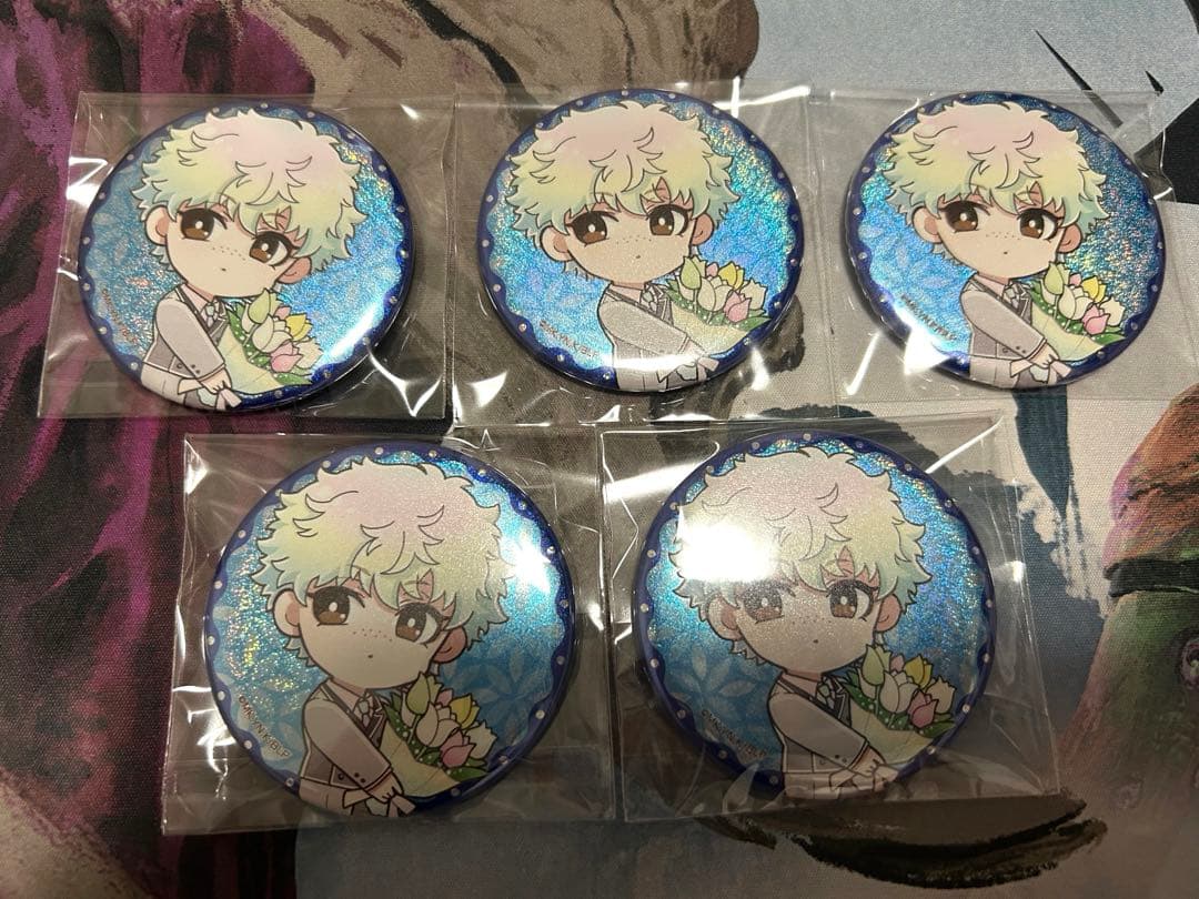 ブルーロック プリンセスカフェ 缶バッジ パブロ カバソス ホロ プリカフェ