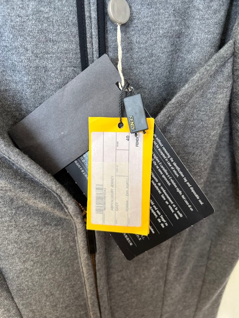 【新品未使用タグ付き】FENDI ワンピース　グレー