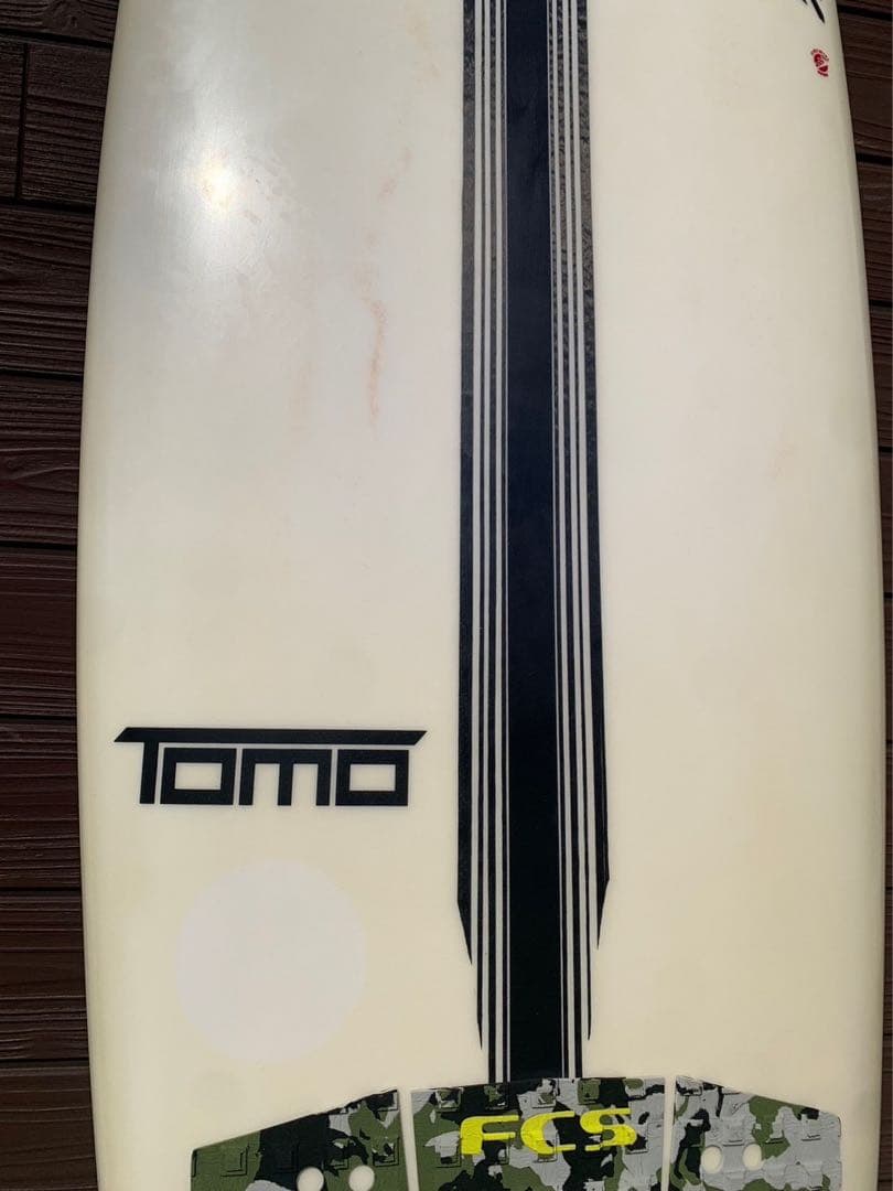 ファイヤーワイヤーX-WING-TOMO/5FIN サーフボード+フィンセット