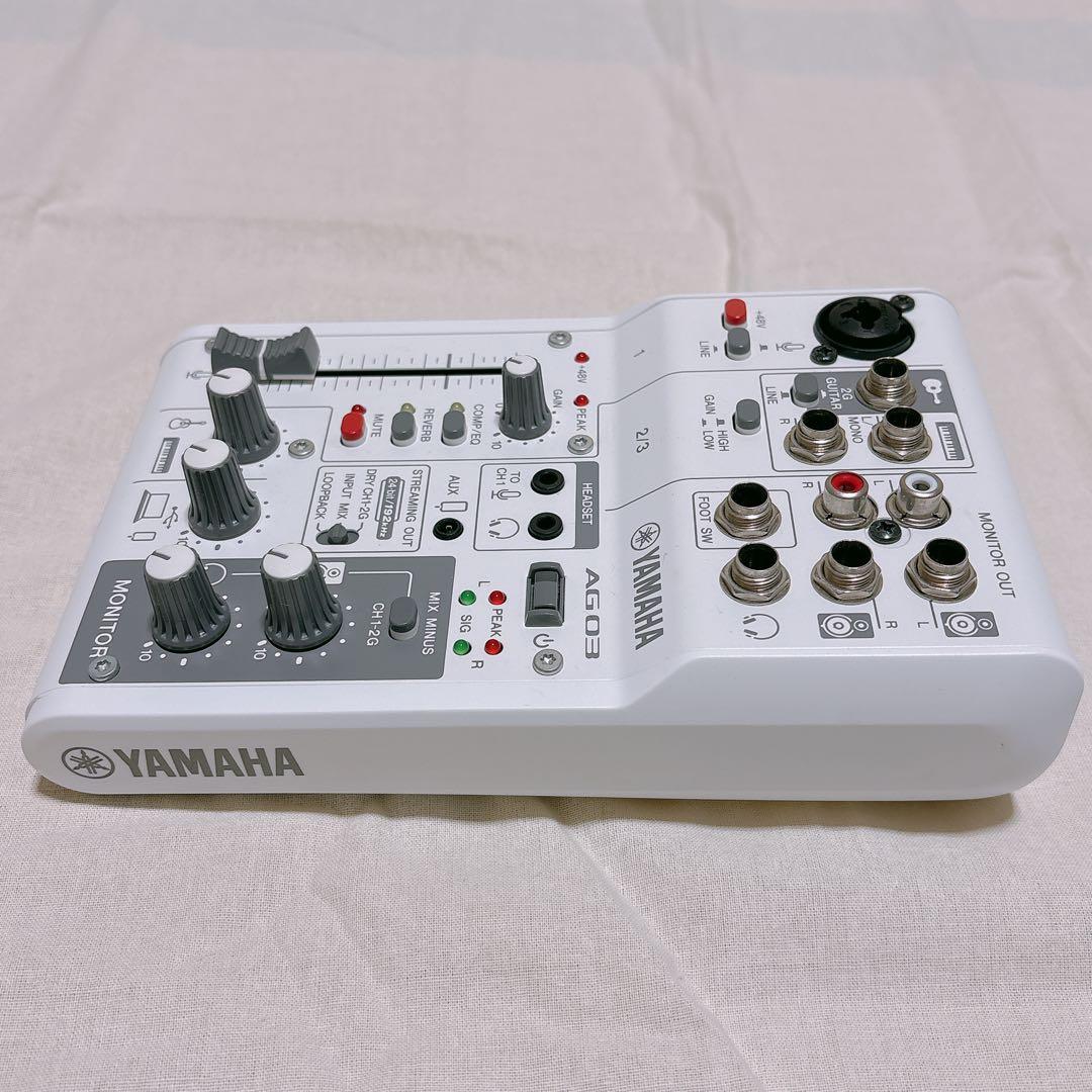YAMAHA AG03 MK2ライブストリーミング オーディオインターフェース