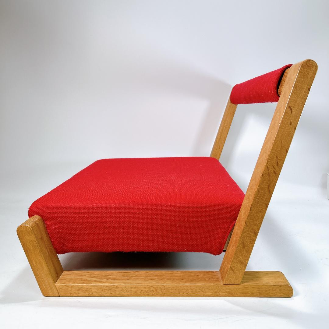 【希少人気色】園田 椅子 製作所 ZAGAKU04 レッド 赤 座椅子 送料無料